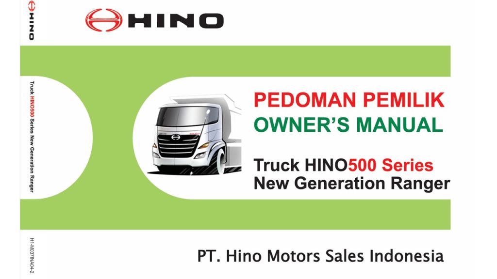 OWNER MANUAL HINO 500
